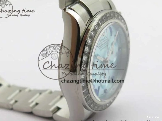 MiroTime 0423 Thermal Daytona 116506 Middle East Edition Bp Maker Best Edition Ice Blue Blue Arabic Dial Diam Bezel On SS Bracelet A 2895